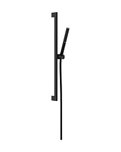 hansgrohe Pulsify shower set 24373670 shower rail 663mm, matt black