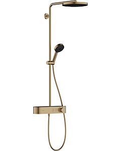 hansgrohe Pulsify shower set 24220140 with thermostat, brushed bronze