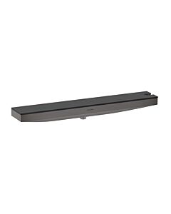 hansgrohe Rainfinity raccordement mural 26858340 avec support de douche à droite et étagère, chrome noir brossé