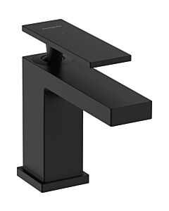 hansgrohe Tecturis E valve à pilier 73013670 projection 122mm, avec poignée à levier, noir mat
