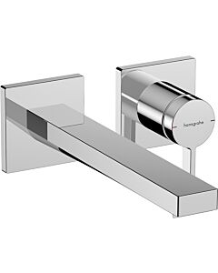 hansgrohe Tecturis E mitigeur lavabo 73051000 projection 225mm, UP, pour montage mural, chromé