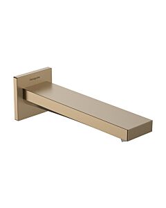 hansgrohe Tecturis E bath spout 73410140 brushed bronze