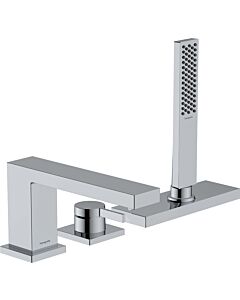 hansgrohe Tecturis E Raccord de rebord de baignoire 3 trous 73443000 avec sBox, chromé