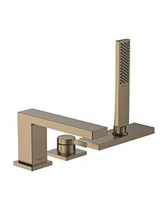 hansgrohe Tecturis E Raccord de rebord de baignoire 3 trous 73443140 avec sBox, bronze brossé