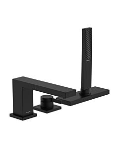 hansgrohe Tecturis E mitigeur de bain 3 trous 73443670 avec sBox, noir mat