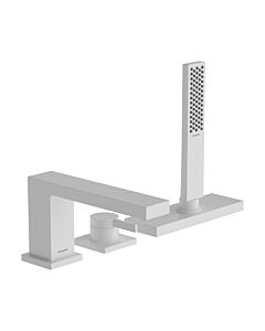 hansgrohe Tecturis E Mitigeur de bain 3 trous 73443700 avec sBox, blanc mat