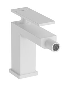 hansgrohe Tecturis E Bidet-Armatur 73200700 Ausladung 149mm, mit Zugstangen-Ablaufgarnitur, mattweiß