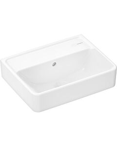 hansgrohe Xanuia Q Handwaschbecken 60229450 450x350mm, ohne Hahnloch mit Überlauf, weiß