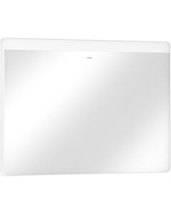 hansgrohe Xarita Lite Q Spiegel 54959700 mit horizontaler LED-Beleuchtung, mattweiß, B 1000 x H 700 x T 30 mm, 10 W