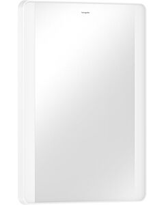 hansgrohe Xarita Lite Q Spiegel 54961700 avec éclairage LED latéral, blanc mat, L 500 x H 700 x P 30 mm, 14 W