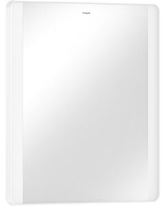 hansgrohe Xarita Lite Q Spiegel 54962700 avec éclairage LED latéral, blanc mat, L 600 x H 700 x P 30 mm, 14 W