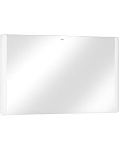 hansgrohe Xarita Lite Q Spiegel 54965700 avec éclairage LED latéral, blanc mat, L 1200 x H 700 x P 30 mm, 14 W