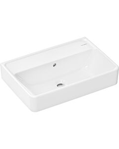 hansgrohe Waschtisch Xanuia Q 550x370mm, ohne Hahnloch, mit Überlauf, SmartClean, weiß