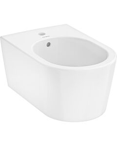 hansgrohe EluPura S 540 Wand-Bidet 62043450 mit Hahnloch/Überlauf, weiß, mit HygieneEffect