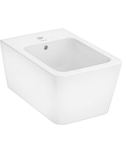 hansgrohe EluPura Q 540 Wand-Bidet 62044450 mit Hahnloch/Überlauf, weiß, mit HygieneEffect