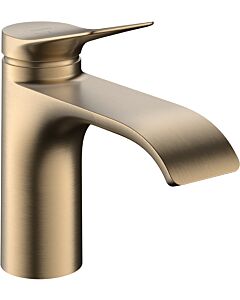 hansgrohe Vivenis basin mixer tap 75015140, projection 133mm, without pop-up waste set, brushed bronze