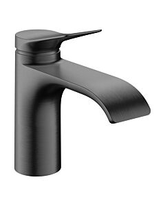 hansgrohe Vivenis Waschtischarmatur 75014340 Ausladung 133mm, mit Zugstangen-Ablaufgarnitur, brushed black chrome