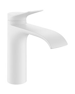 hansgrohe Vivenis 110 single lever basin mixer 75023700 with pop-up waste set, matt white