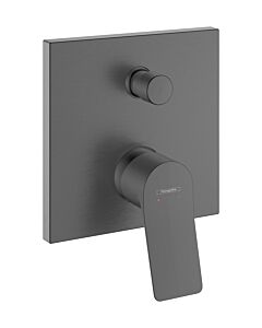Kit d&#39;installation Hansgrohe Vivenis 75416340 pour mitigeur de baignoire encastré, avec sécurité intégrée, finition chrome noir brossé