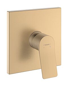 hansgrohe Vivenis Fertigmontageset 75615140 Unterputz-Brausearmatur, 1 Verbraucher, brushed bronze
