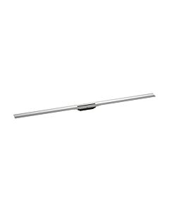 hansgrohe RainDrain Flex shower channel 56262800 1600 mm, stainless steel optic, finish set, can be shortened, for wall mounting