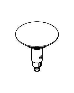 hansgrohe bouchon pousser ouvert chromé 98363000