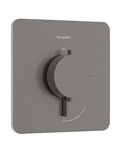 hansgrohe Ecostat Comfort Q Thermostat 33712340 concealed, for 1 Verbraucher , 25.9 l/min, brushed black chrome