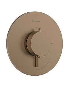 hansgrohe Ecostat Comfort S Thermostat 33714140 Unterputz, für 1 Verbraucher, 25,4 l/min, brushed bronze