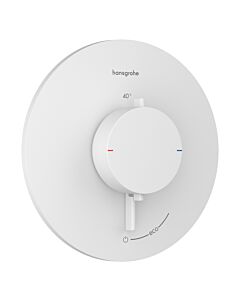 hansgrohe Ecostat Comfort S Thermostat 33714700 concealed, for 1 Verbraucher , 25.4 l/min, matt white