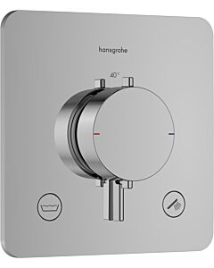 hansgrohe Ecostat Comfort Q Thermostat 33717000 Unterputz, für 2 Verbraucher, 23 l/min, EN 1717, chrom