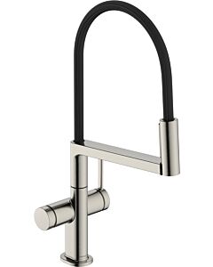 hansgrohe Talis Select M54 PowderSpray Spültisch-Einhebelmischer 72861800 3jet, Edelstahl Finish
