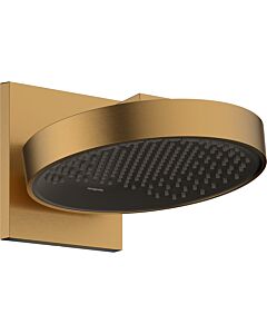 Douche de tête Hansgrohe Rainfinity 250, référence 26226140, profondeur 273 mm, 1 jet, raccord mural, bronze brossé