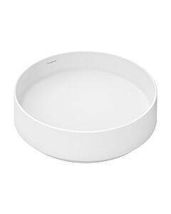 hansgrohe Xuniva Evo S Aufsatzwaschtisch 60323700 400x400mm, rund, ohne Hahnloch/Überlauf, mattweiß