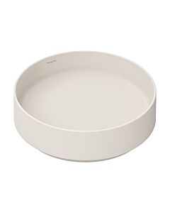 Vasque à poser Hansgrohe Xuniva Evo S 60323780 400x400mm, ronde, sans trou de robinetterie/trop-plein, beige sable mat