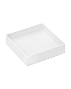 hansgrohe Xuniva Evo E Aufsatzwaschtisch 60324700 400x400mm, ohne Hahnloch/Überlauf, mattweiß