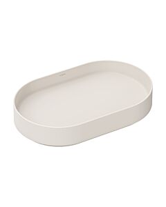 hansgrohe Xuniva Evo U countertop washbasin 60325780 650x400mm, oval, without tap hole/overflow, sand beige matt