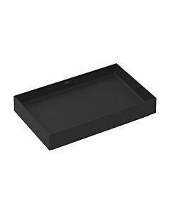 Vasque à poser Hansgrohe Xuniva Evo E 60326670 650 x 400 mm, sans perçage pour robinetterie ni trop-plein, noir mat