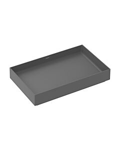 hansgrohe Xuniva Evo E countertop washbasin 60326760 650x400mm, without tap hole/overflow, slate grey matt
