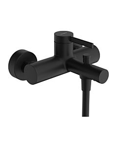 hansgrohe Wannen-Einhebelmischer 74420670 AP, Wandmontage, schwarz matt