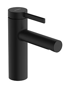 Mitigeur lavabo Hansgrohe Zesis S 74725670, saillie 115 mm, tirette, métal, noir mat