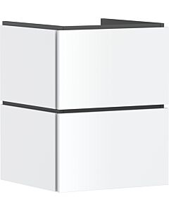 hansgrohe sous-vasque Xilesa E 54291700 480x470mm, 2 tiroirs PushOpen, blanc mat