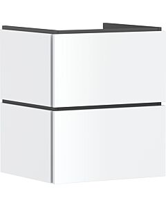 hansgrohe Xilesa E vanity unit 54292700 530x470mm, 2 drawers, for vanity unit, with PushOpen, matt white