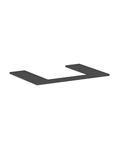 hansgrohe Xilesa E Konsole 54269760 Ausschnitt mittig, 780 x 550 mm, schiefergrau matt