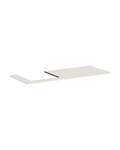 hansgrohe Xilesa E Konsole 54272780 1375x550mm, Ausschnitt links, sandbeige matt