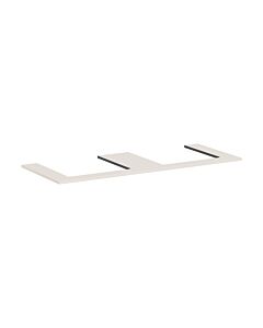 Console Xilesa E hansgrohe 54274780 1375x550mm, 2 découpes, beige sable mat
