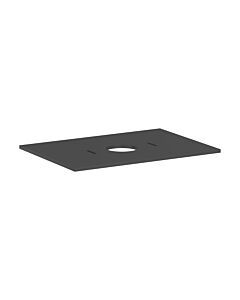 Console Xilesa E 54275760 hansgrohe au milieu, sans trou pour robinetterie, 780 x 550 mm, gris ardoise mat