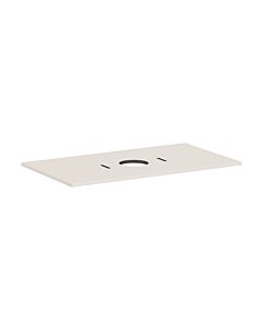 hansgrohe Xilesa E console 54276780 central cutout, without tap hole, 980 x 550 mm, sand beige matt