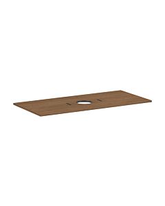 hansgrohe Xilesa E Konsole 54277550 Ausschnitt mittig, ohne Hahnloch, 1180 x 550 mm, Eiche Kaschmir