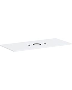 hansgrohe Xilesa E Konsole 54277700 Ausschnitt mittig, ohne Hahnloch, 1180 x 550 mm, mattweiß