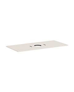Console Xilesa E 54277780 hansgrohe au milieu, sans trou pour robinetterie, 1180 x 550 mm, beige sable mat